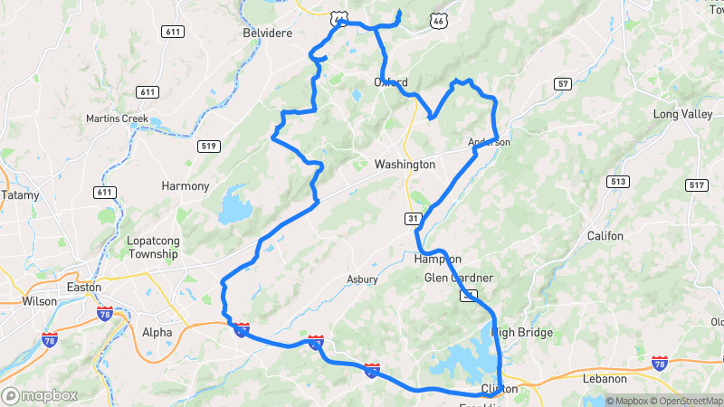 Photo of route Delaware Water Gap Scenic Loop in Clinton, New Jersey, United States