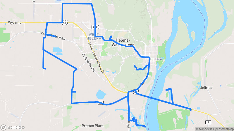 Photo of route Delta Backroads Loop in Helena-West Helena, Arkansas, United States