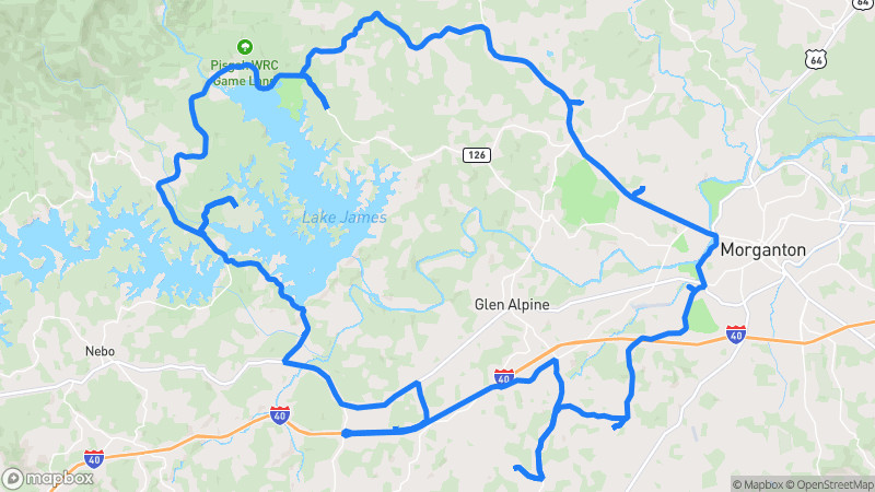 Photo of route Blue Ridge Mountain Vista Loop in Morganton, North Carolina, United States