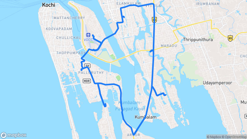 Photo of route Kochi Backwater Circuit in Kochi, Kerala, India