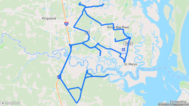 Photo of route Cumberland Island Coastal Loop in St. Marys, Georgia, United States