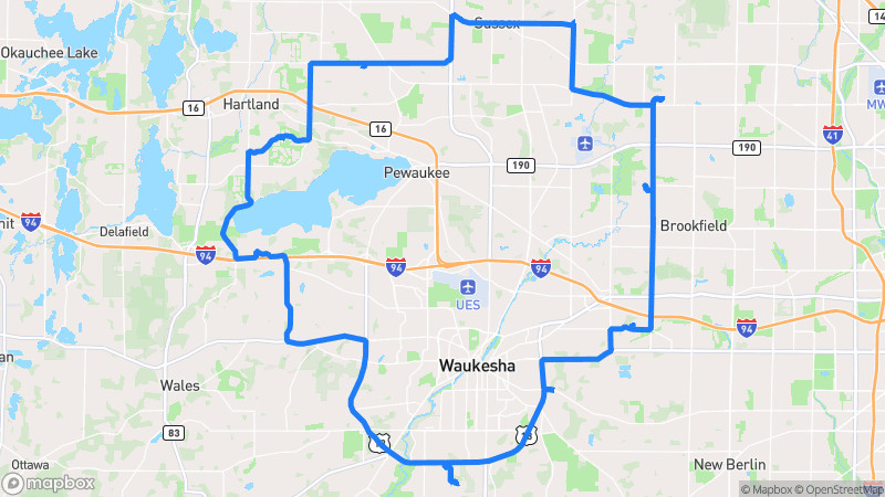 Photo of route Waukesha County Scenic Loop in Brookfield, Wisconsin, United States