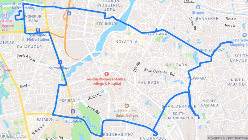 Photo of route Dhaka Urban Explorer in Dhaka, Dhaka Division, Bangladesh