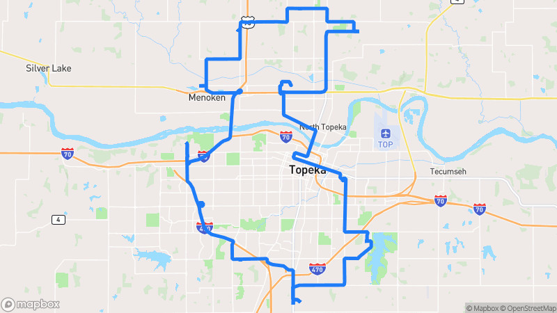 Photo of route Topeka Twilight Loop in Topeka, Kansas, United States