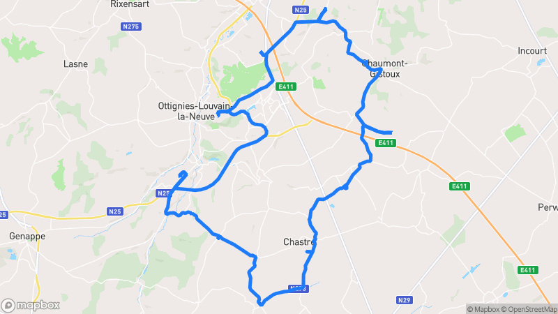 Photo of route Leuven Forest Loop in Chastre, Wallonia, Belgium