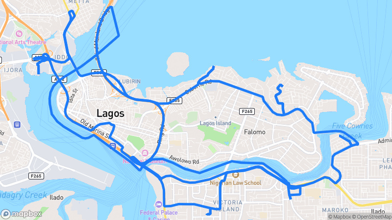 Photo of route Lagos Island Coastal Circuit in Lagos, Lagos, Nigeria