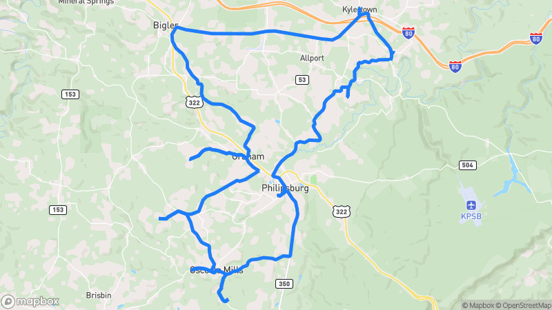 Photo of route Rustic Valley Overlook Loop in Philipsburg, Pennsylvania, United States