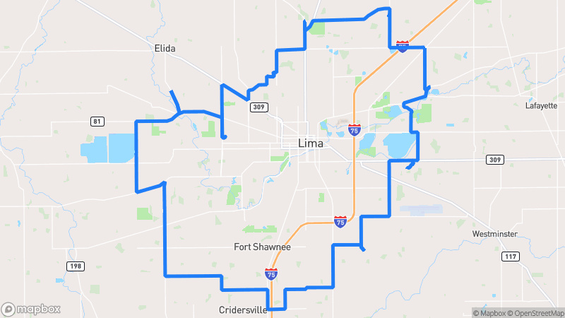 Photo of route Winding Lima Loop in Lima, Ohio, United States