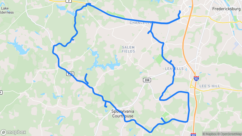 Photo of route Rappahannock River Scenic Byway in Fredericksburg, Virginia, United States