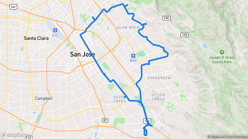 Photo of route Silicon Valley Skyline Loop in San Francisco, California, United States