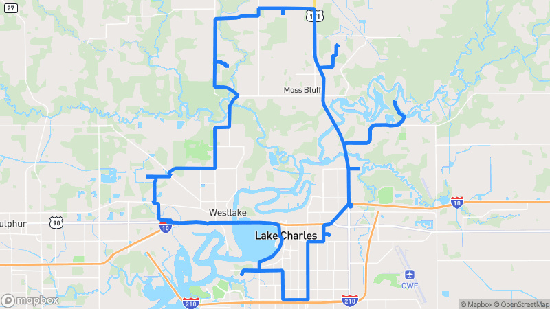 Photo of route Sabine River Scenic Loop in Lake Charles, Louisiana, United States