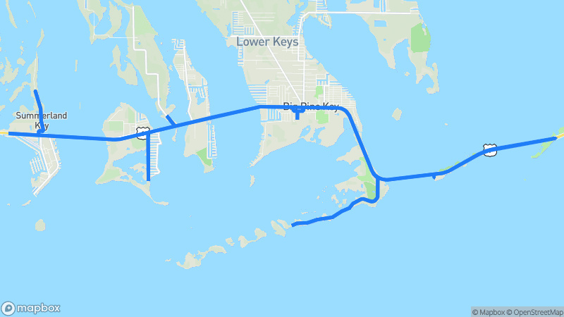 Photo of route Florida Keys Scenic Loop in Summerland Key, Florida, United States