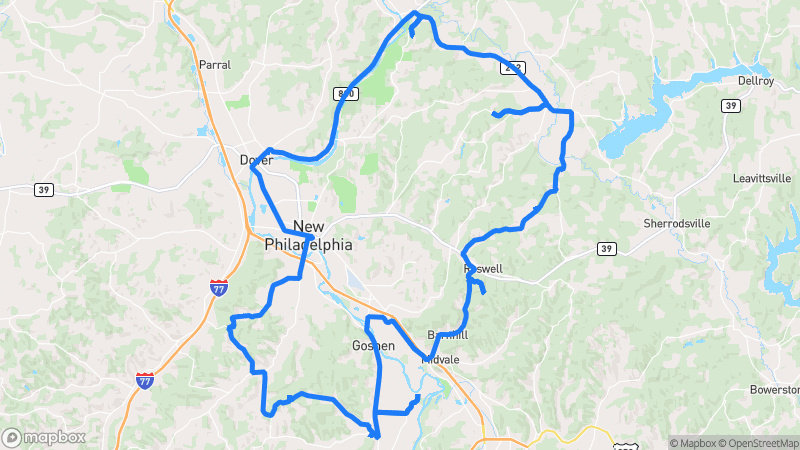 Photo of route Tuscarawas Valley Scenic Loop in New Philadelphia, Ohio, United States