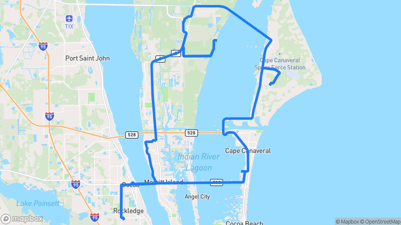 Photo of route Space Coast Scenic Loop in Rockledge, Florida, United States