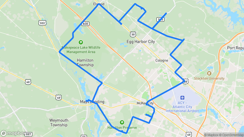 Photo of route Pine Barrens Scenic Loop in Mays Landing, New Jersey, United States