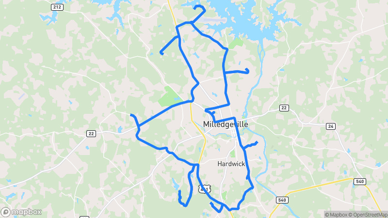 Photo of route Lake Sinclair Scenic Loop in Milledgeville, Georgia, United States