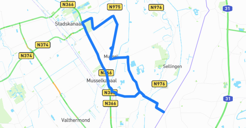 Photo of route Emsland Countryside Loop in Stadskanaal, Groningen, Netherlands