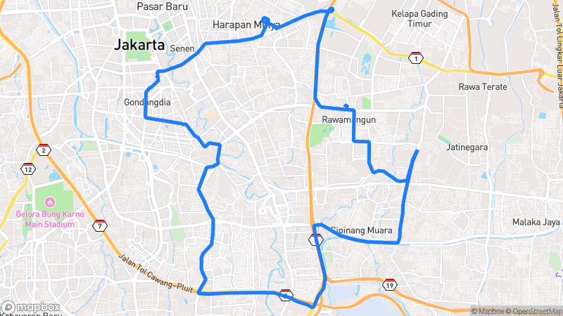 Photo of route Jakarta Urban Scenic Loop in Jakarta, Jakarta, Indonesia