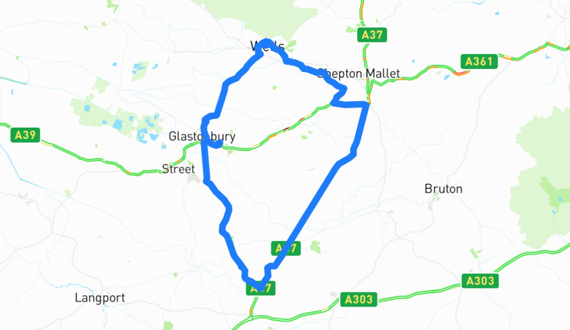 Photo of route Somerset Countryside Loop in Charlton Mackrell, England, United Kingdom