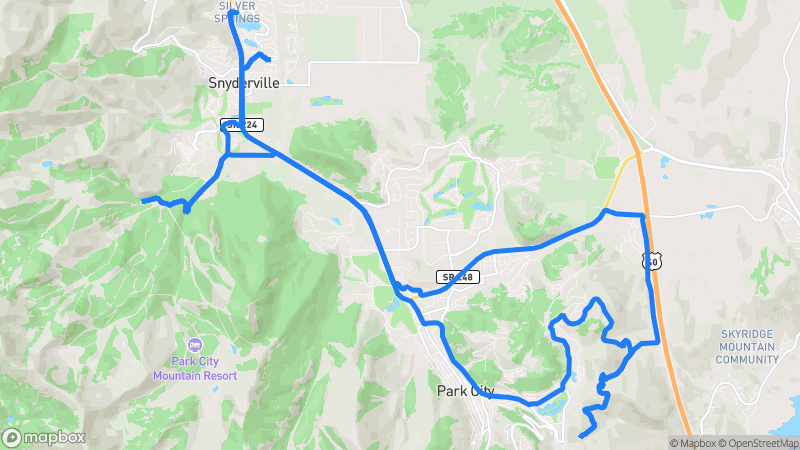 Photo of route Silver Summit Scenic Loop in Park City, Utah, United States