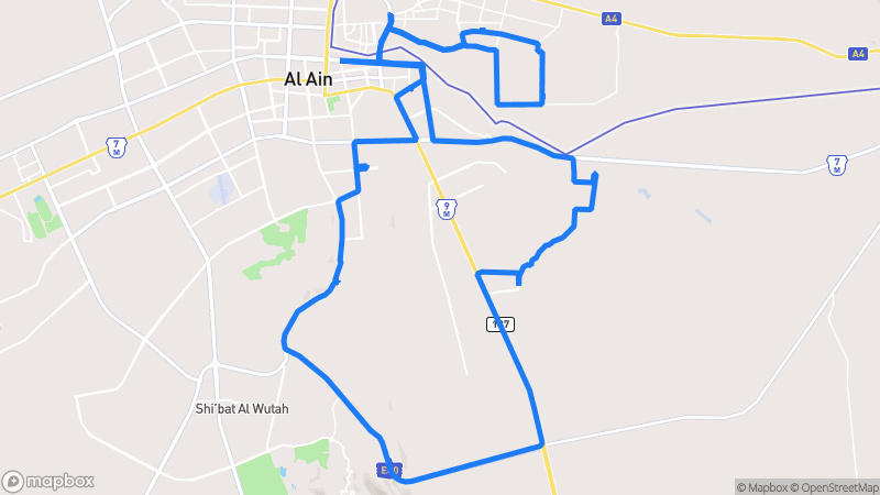 Photo of route Al Ain Desert Oasis Loop in Al Ain City, Abu Dhabi, United Arab Emirates