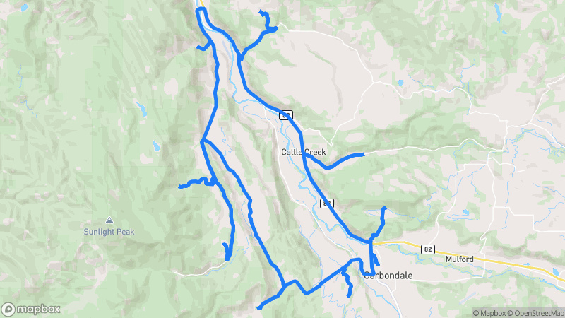 Photo of route Rifle Creek Canyon Loop in Carbondale, Colorado, United States