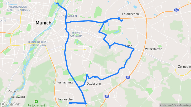 Photo of route Munich Alpine Foothill Scenic Loop in Munich, Bavaria, Germany