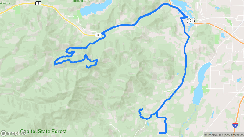 Photo of route Capitol Forest Scenic Loop in Olympia, Washington, United States