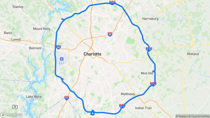 Photo of route Charlotte Scenic Loop in Charlotte, North Carolina, United States