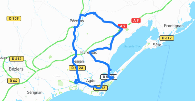 Photo of route Languedoc Coastal & Vineyard Loop in Vias, Occitania, France