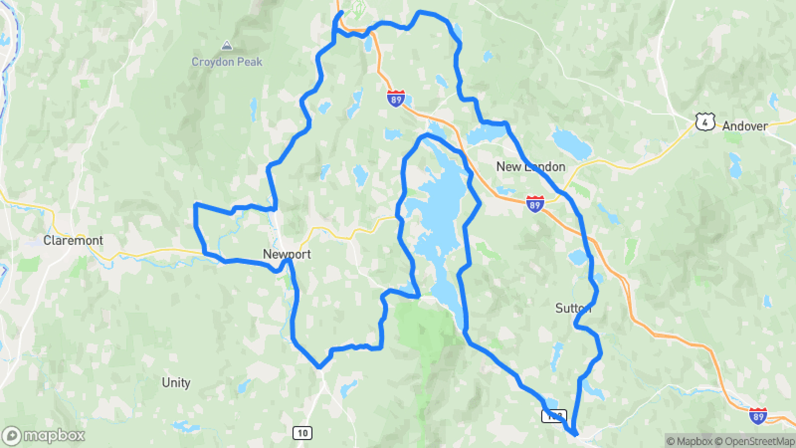 Photo of route Route from Grantham to Grantham in Sullivan County, New Hampshire, United States
