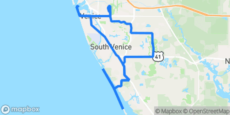 Photo of route Venice Coastal Loop in Venice, Florida, United States