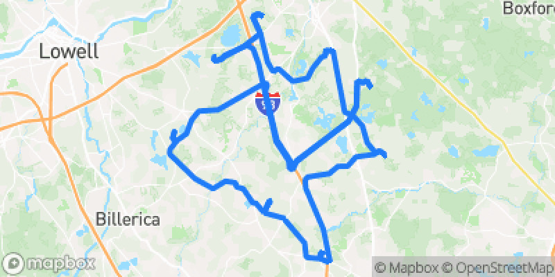 Photo of route Andover Countryside Loop in Tewksbury, Massachusetts, United States
