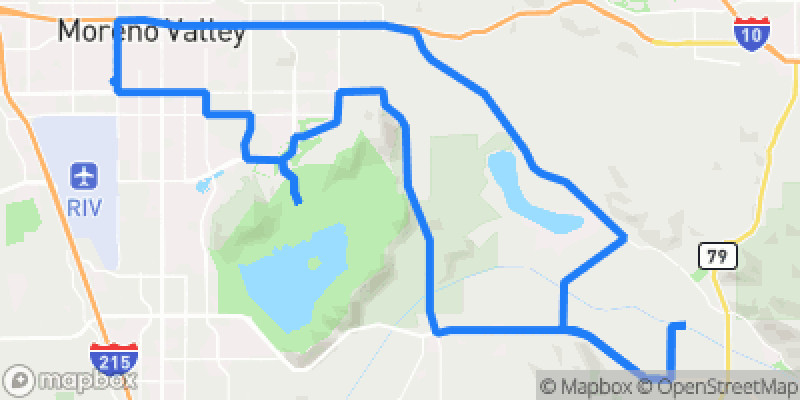 Photo of route Perris Valley Scenic Loop in Moreno Valley, California, United States