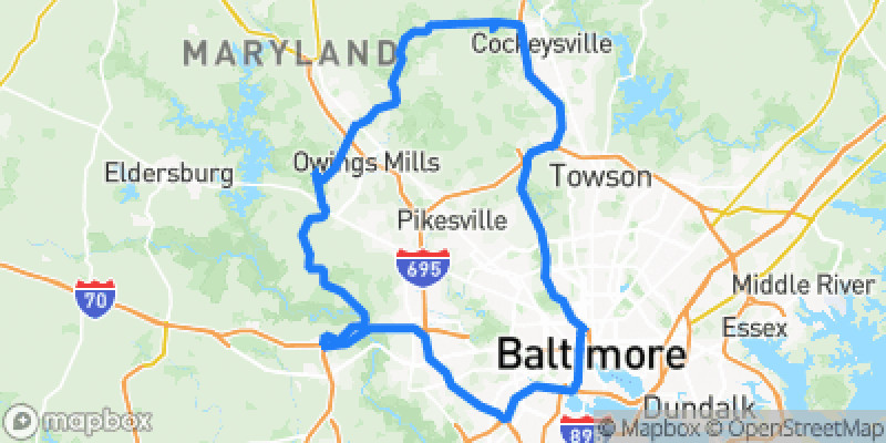 Photo of route Baltimore Countryside Loop in Baltimore, Maryland, United States