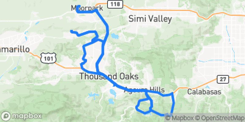 Photo of route Santa Monica Mountains Scenic Loop in Moorpark, California, United States