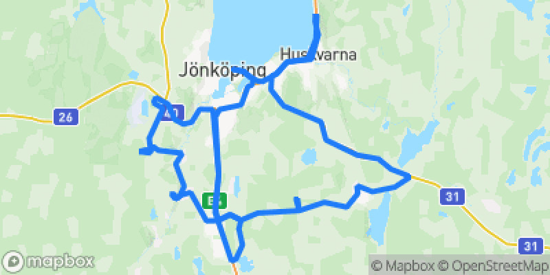 Photo of route Jönköping Lakeland Loop in Jönköping, Jönköping County, Sweden