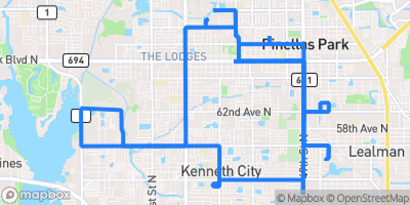 Photo of route Clearwater Coastal Loop in Pinellas Park, Florida, United States