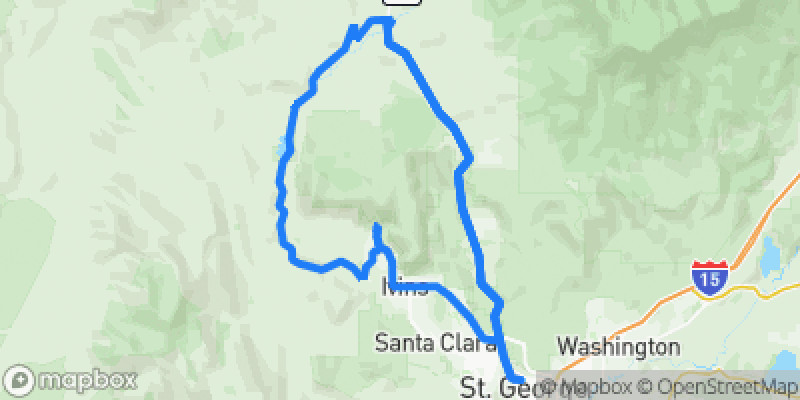 Photo of route Snow Canyon Scenic Loop in St. George, Utah, United States