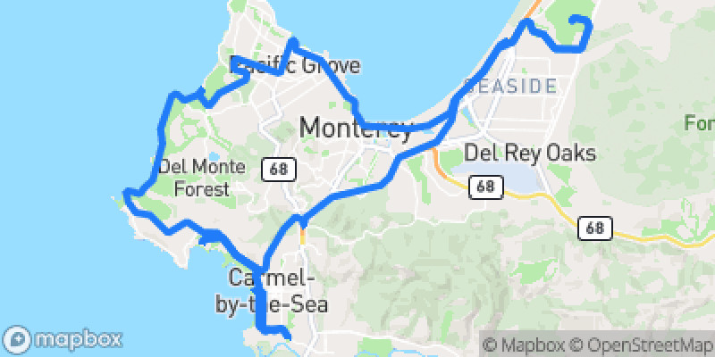 Photo of route Monterey Peninsula Coastal Loop in Seaside, California, United States