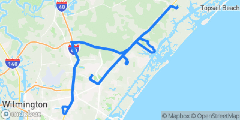 Photo of route Cape Fear Countryside Loop in Wilmington, North Carolina, United States