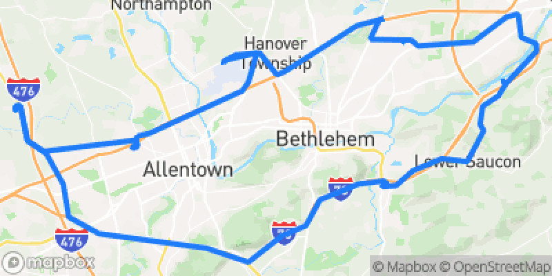 Photo of route Lehigh Valley Scenic Loop in Orefield, Pennsylvania, United States