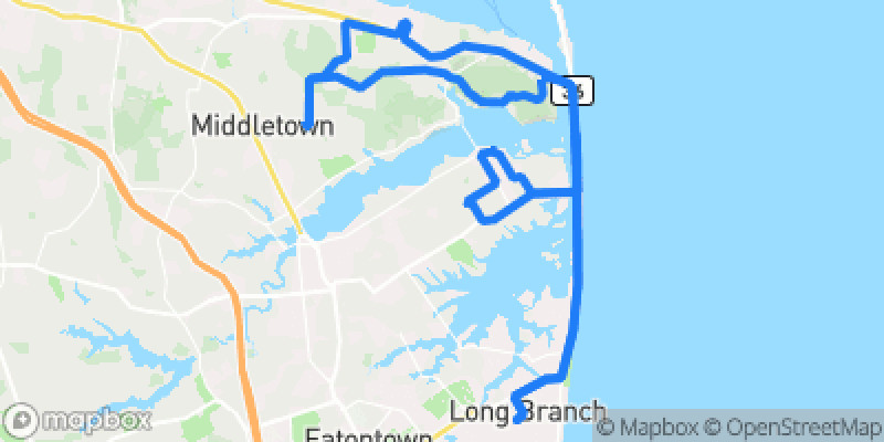 Photo of route Sandy Hook Coastal Loop in Long Branch, New Jersey, United States