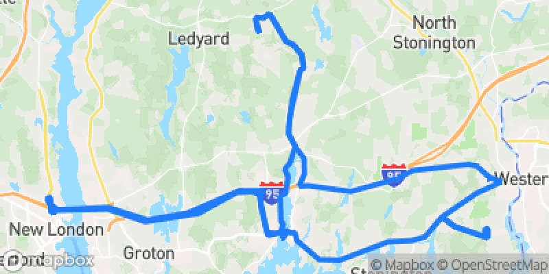 Photo of route Mystic Coastal Loop in New London, Connecticut, United States