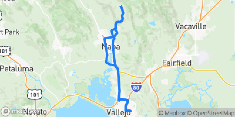 Photo of route Napa Valley Vineyard Loop in Vallejo, California, United States