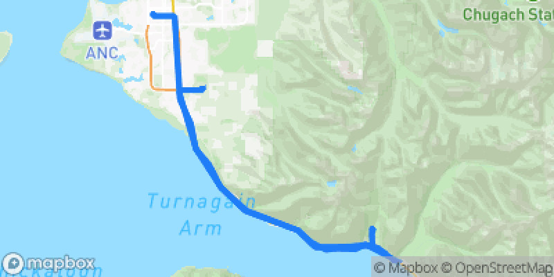 Photo of route Anchorage Scenic Mountain Loop in Anchorage, Alaska, United States