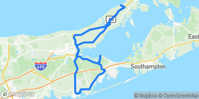 Photo of route East End Wine Country Loop in Village of Westhampton Beach, New York, United States