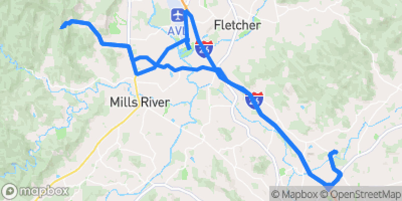 Photo of route Blue Ridge Mountain Scenic Loop in Hendersonville, North Carolina, United States