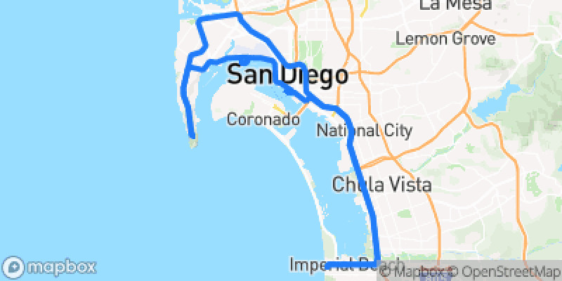 Photo of route San Diego Bay Coastal Loop in Imperial Beach, California, United States