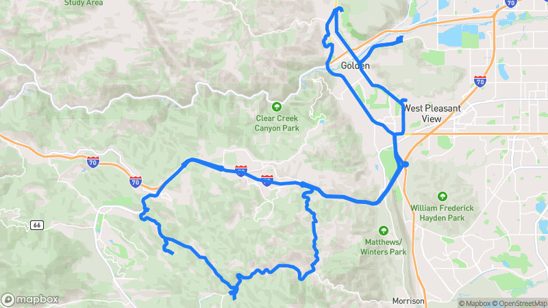 Photo of route Morrison Mountain Majesty Loop in Golden, Colorado, United States